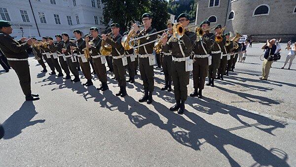 Militärmusik hat einen großen Traditionsfaktor