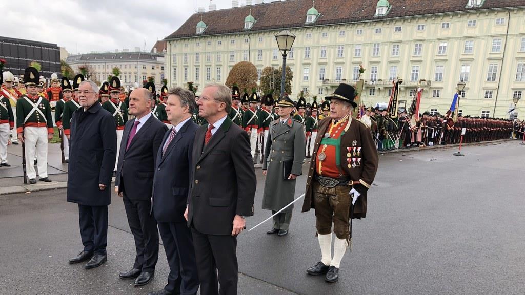 Salzburger Schützen in Wien