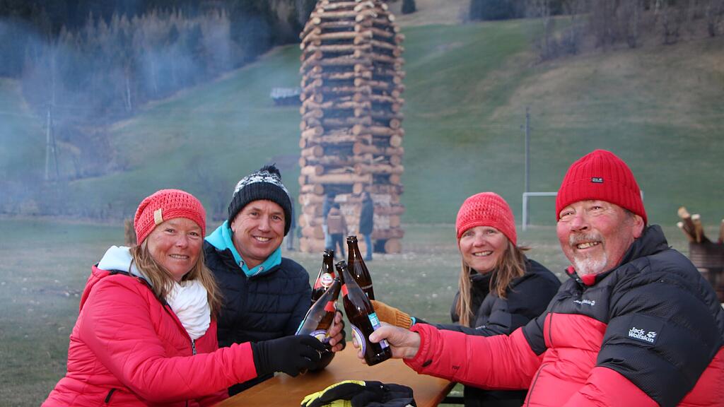 Osterfeuer Tamsweg und Thomatal