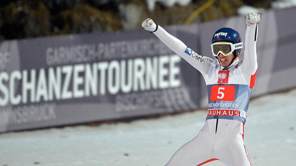 Stefan Kraft landete im Einzel-Wettkampf mit Weiten von 99 und 95,5 Metern auf dem dritten Platz.