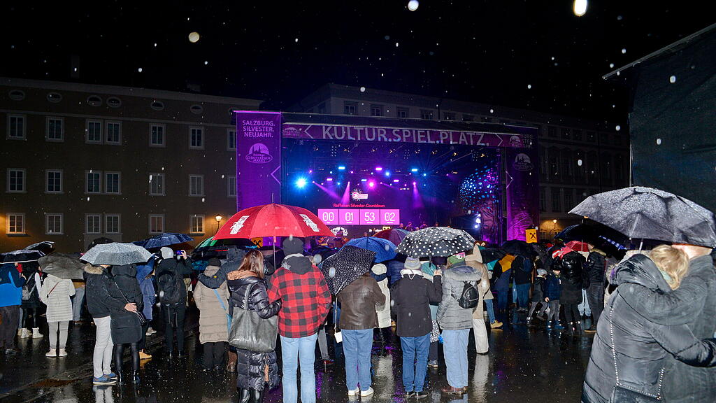 Silvester in der Stadt Salzburg