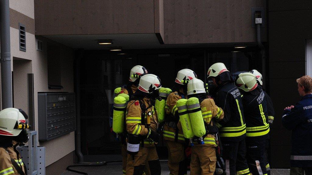 Brandübung in betreutem Wohnheim