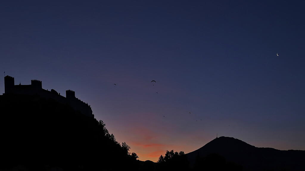 Festungsflug der Paragleiter