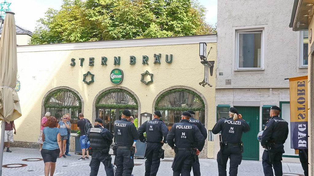 Red Bull Salzburg - Roter Stern Belgrad: Fans in der Altstadt II