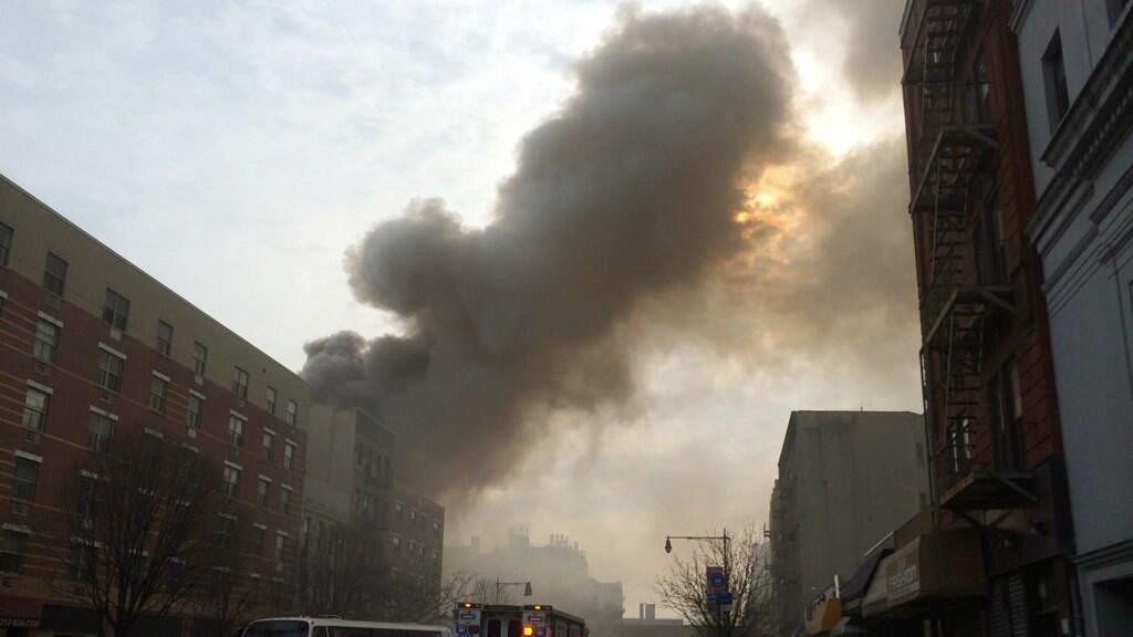Explosion in New York: Zwei Gebäude eingestürzt