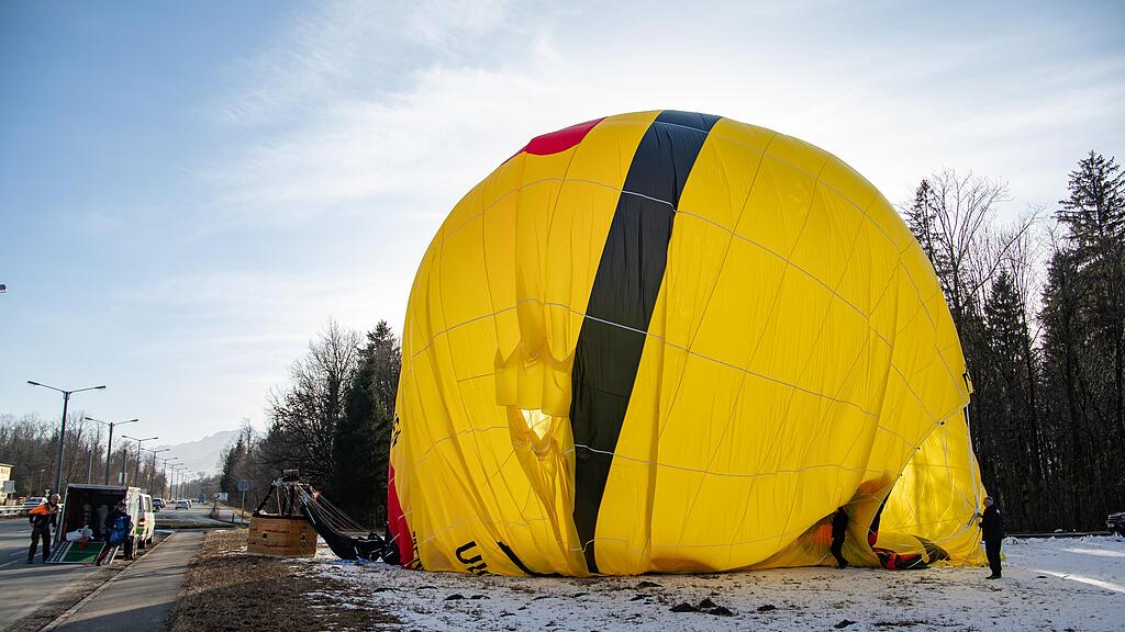Ballon Notlandung Salzburg Süd