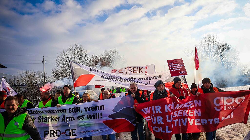 Streik Palfinger