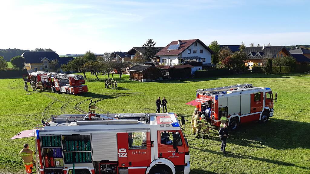 Dachstuhlbrand in Lamprechtshausen