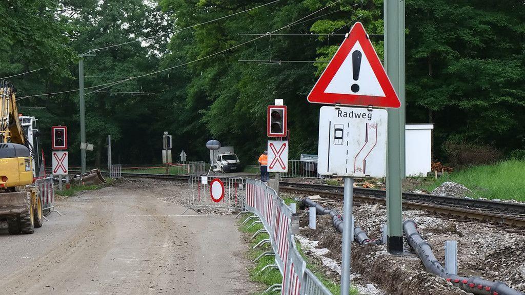 Gleisarbeiten im Flachgau