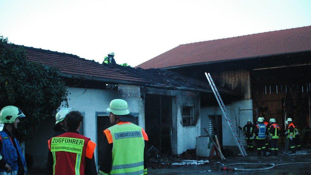 Garagenbrand in Kirchanschöring