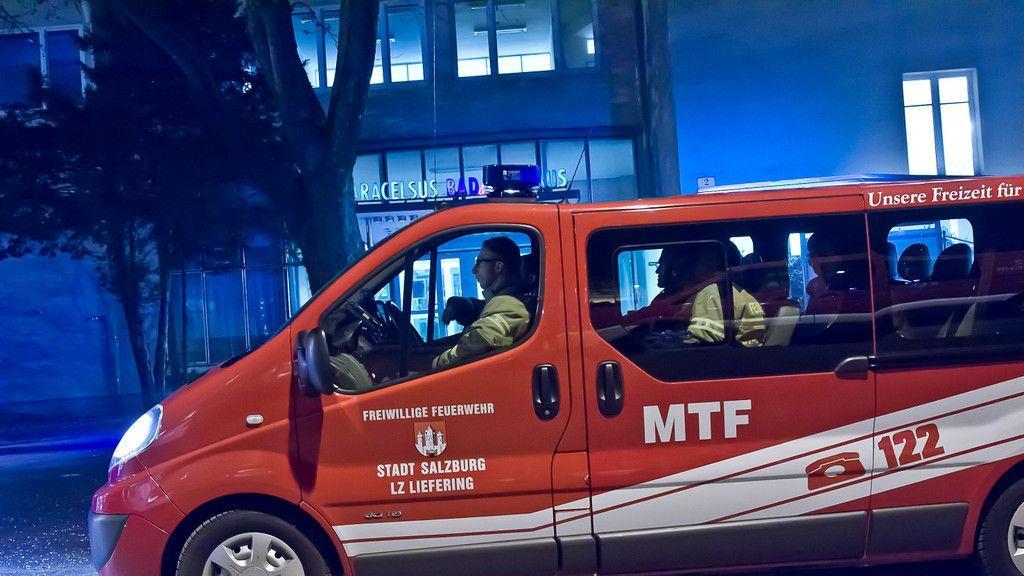 Großübung der Freiwilligen Feuerwehr Salzburg