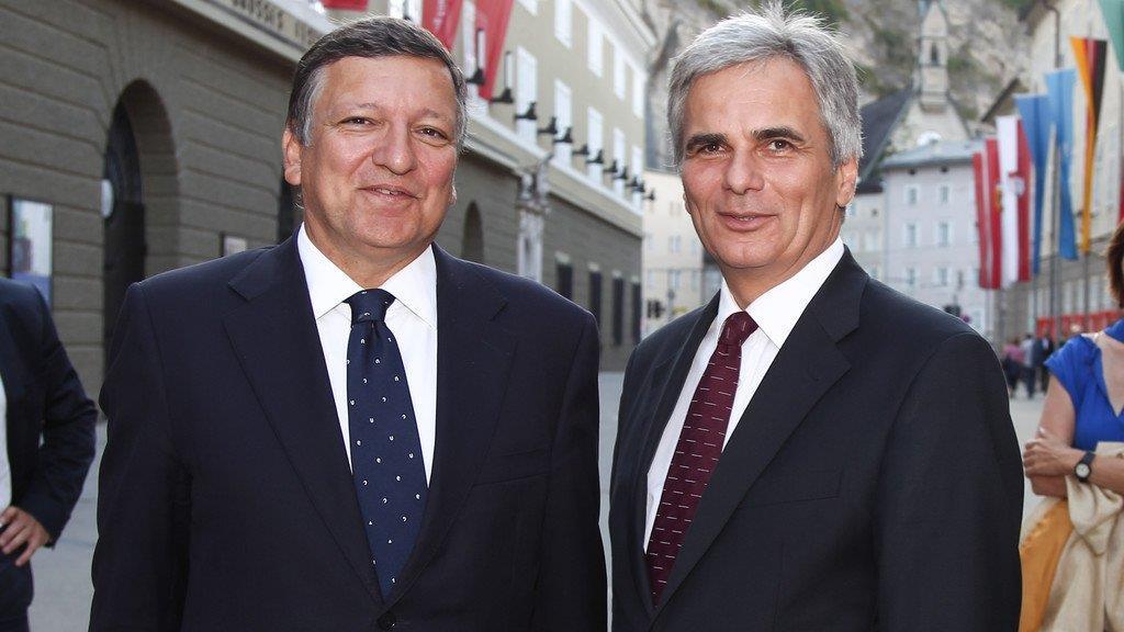 Barroso und Faymann