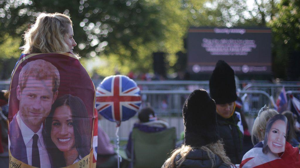 Royale Hochzeit: Fans in Windsor