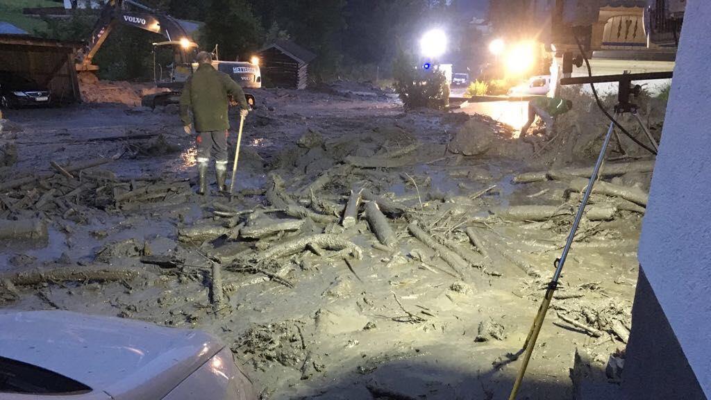 Schwere Unwetter in Großarl