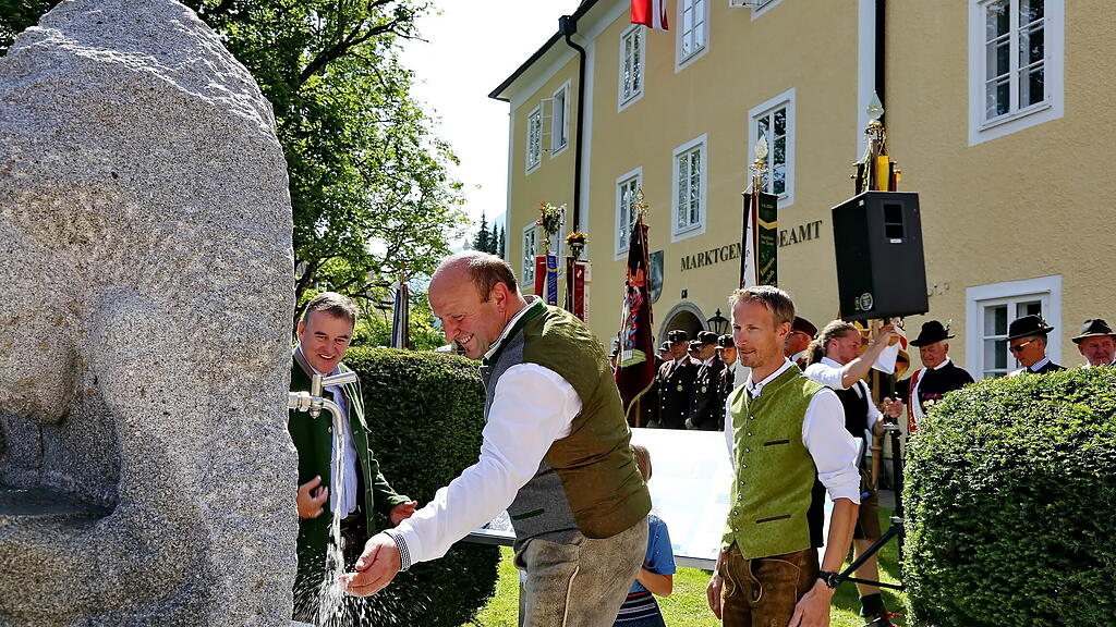 Eröffnung Heilwasserbrunnen Abtenau