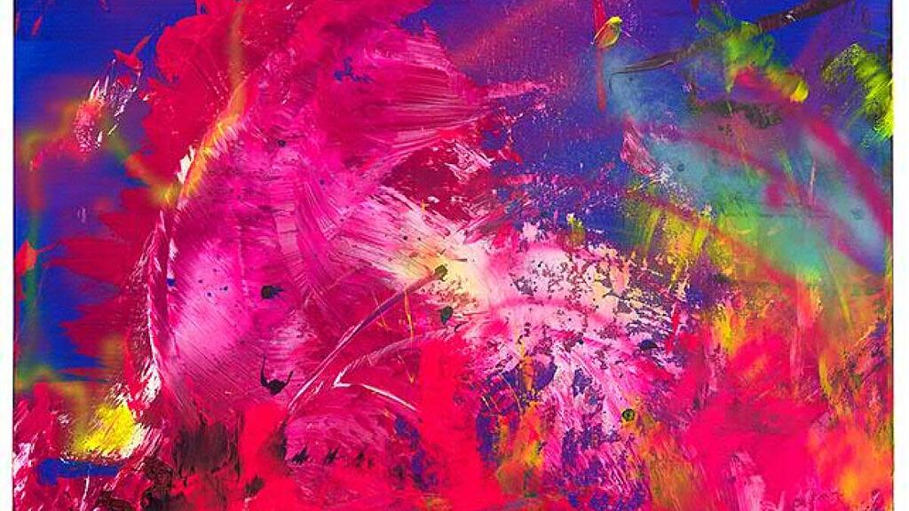 Extra für den Opernball angefertigt: "Wild Rose" von Herbert Brandl