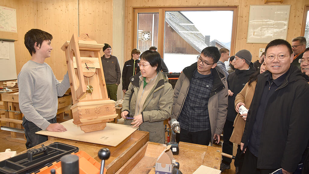 China-Delegation in LFS Tamsweg
