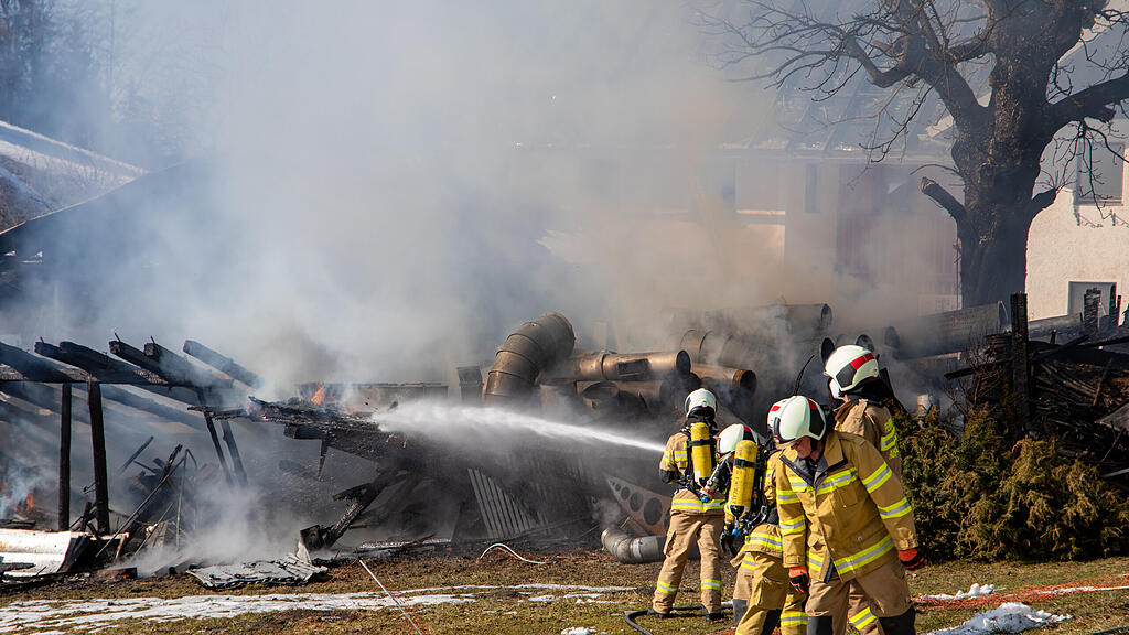 Hühnerstall, Faistenau, Brand, Flammen,