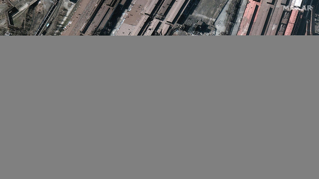 Ukraine-Krieg, Tag 28: Satelliten-Bilder von Mariupol