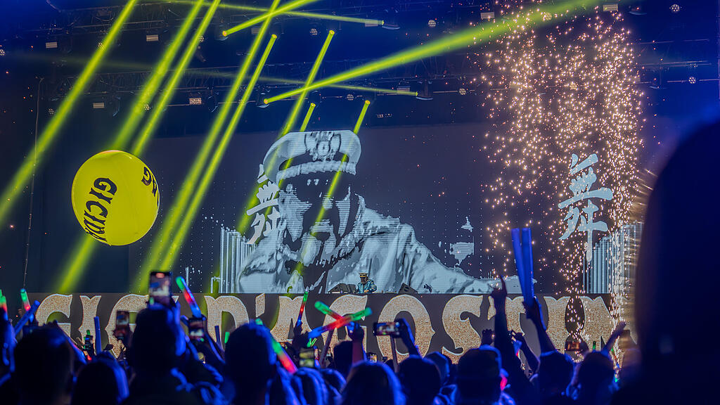 Gigi D'Agostino in der Salzburg Arena