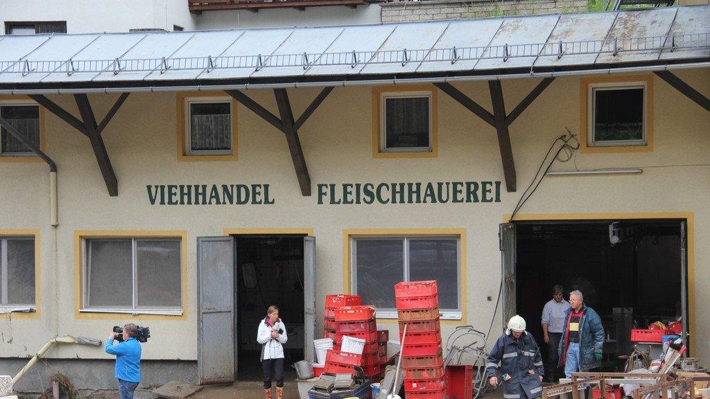 Verwüstung in Hüttau