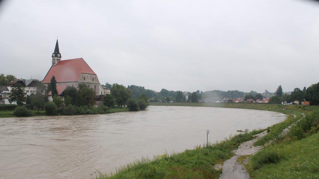 Hochwasser in Oberndorf