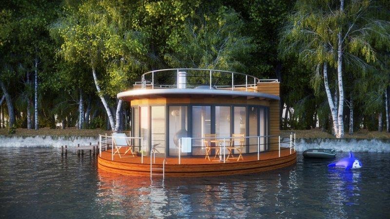 Hausboote bei Tchibo