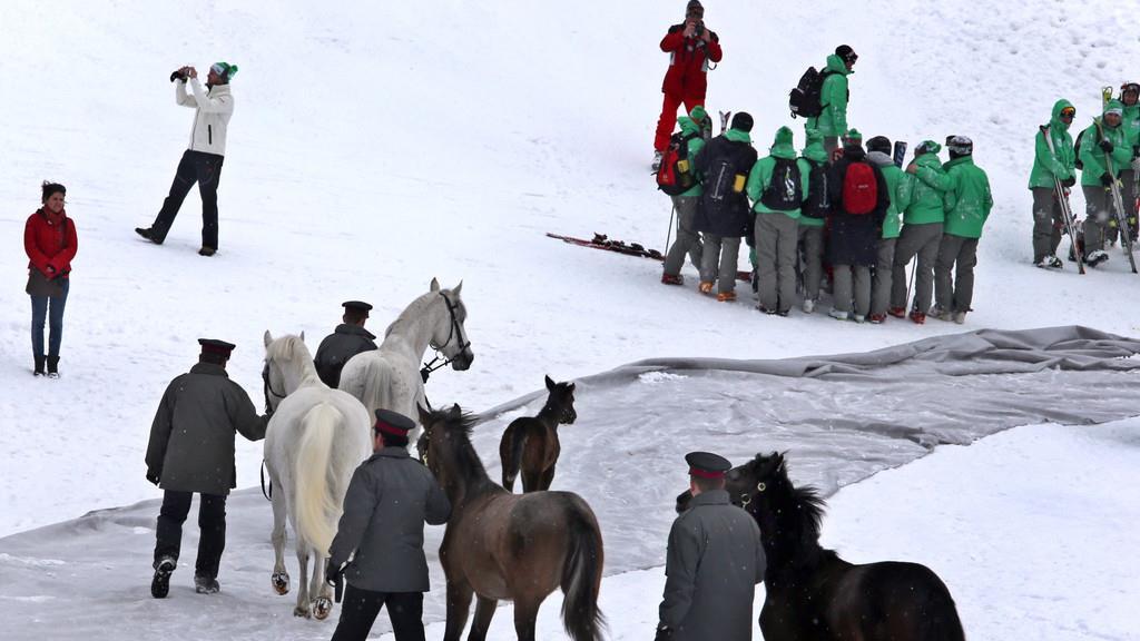 Letzte Vorbereitungen in Schladming