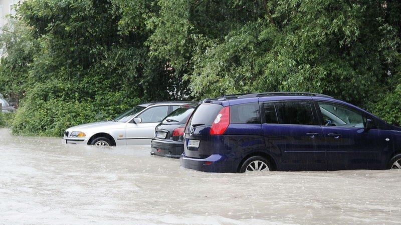 Hochwasser in Freilassing