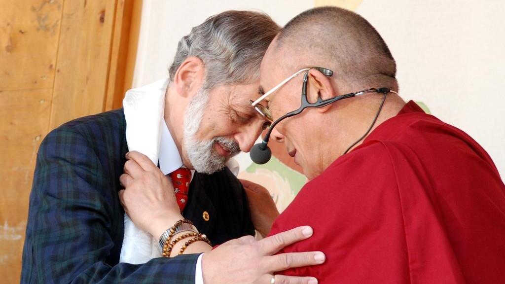 Heinz Nußbaumer mit Dalai Lama