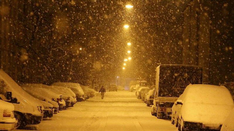 Schneechaos in der Stadt Salzburg