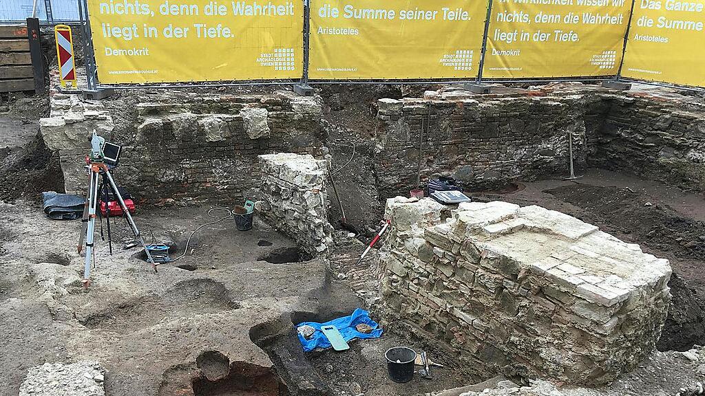 Entdeckt wurden unter anderem die Reste eines römischen Hauses