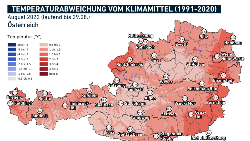 Wetterbilanz Sommer 2022