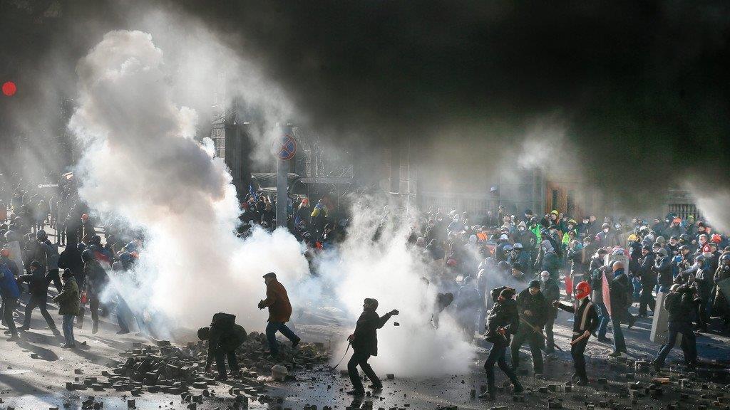 Gewalt-Eskalation in Kiev