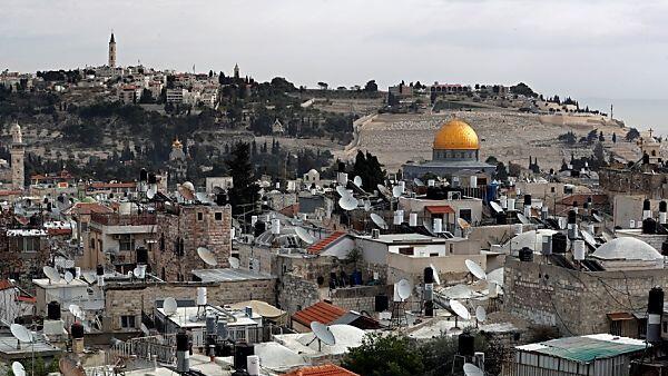 Jerusalem-Status eine der heikelsten Fragen im Nahost-Konflikt