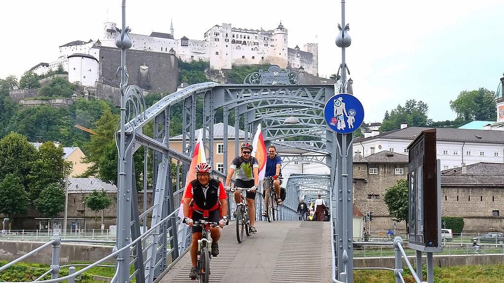 Quer durch Salzburg ging die Fahrt.