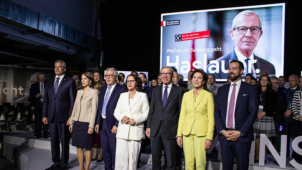 \u00d6VP Wahlkampfauftakt in Salzburg