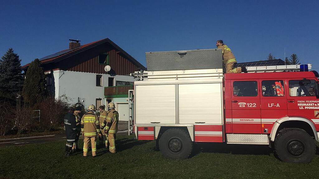 Feuerwehreinsatz in Neumarkt.