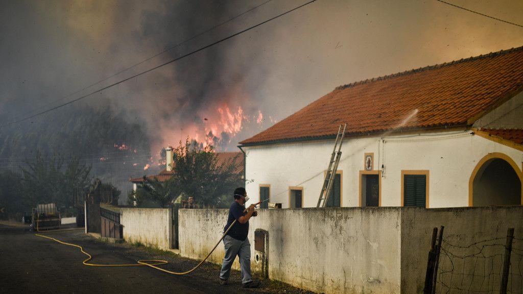 Schwere Waldbrände in Portugal