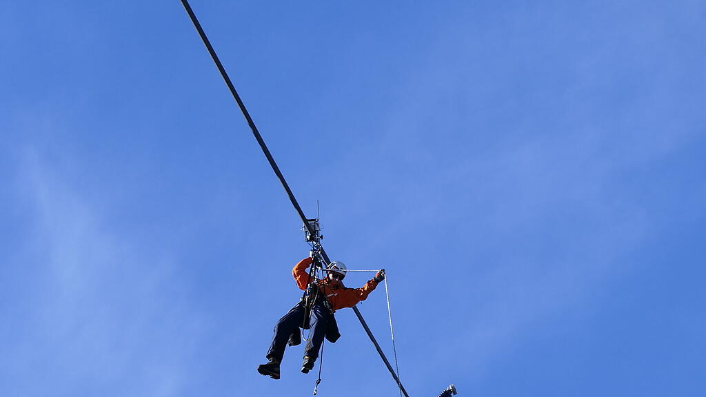 Gondelbahn-Evakuierung: Gasteiner Bergbahnen üben Ernstfall
