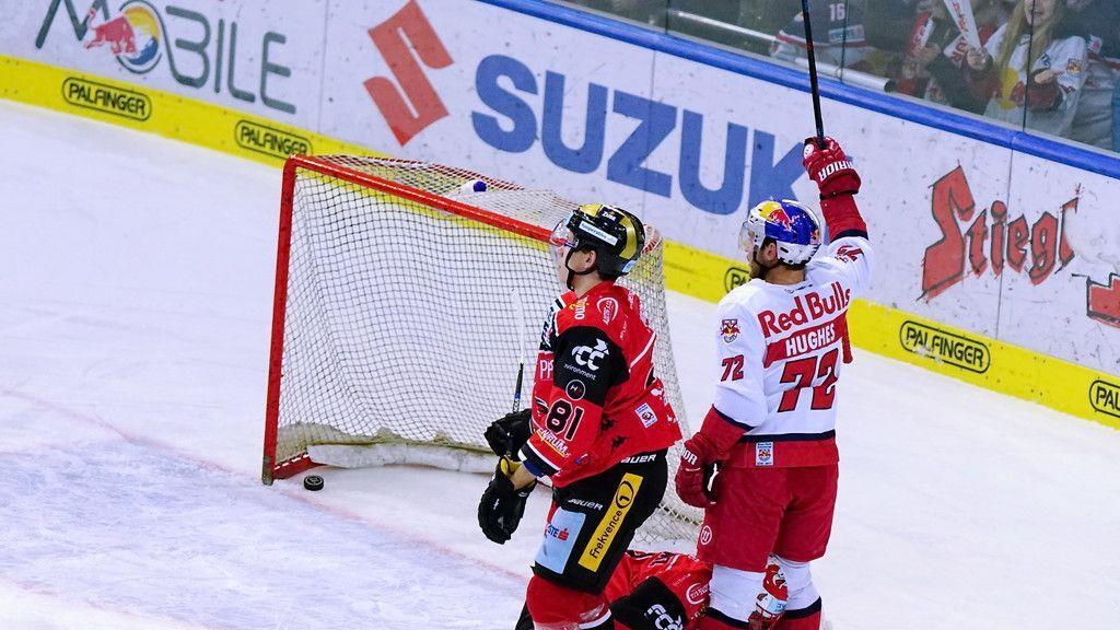 Eishockey: Salzburg gewinnt letztes Heimspiel