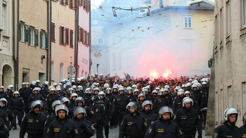 Fanmarsch Marseille vs. Red Bull Salzburg