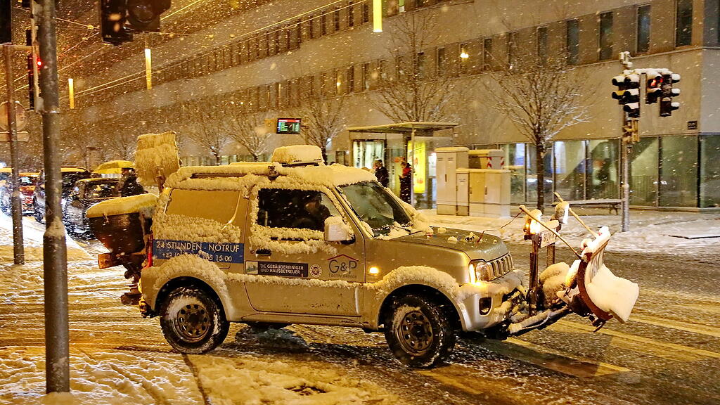 Schneechaos in Salzburg