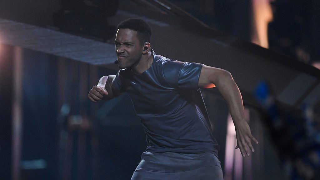 Cesar Sampson beim ESC