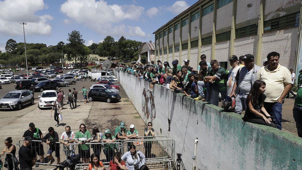 Chapecoense-Fans trauern