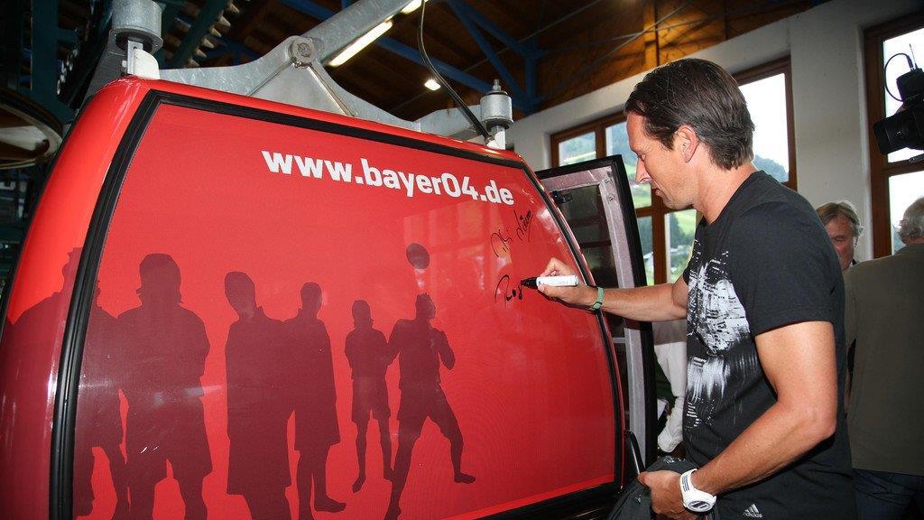 Schmidt mit Bayer Leverkusen in Zell am See