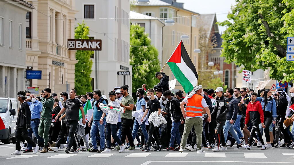Palästina-Demo in Salzburg