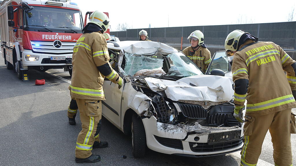 Unfall auf A10 bei Hallein