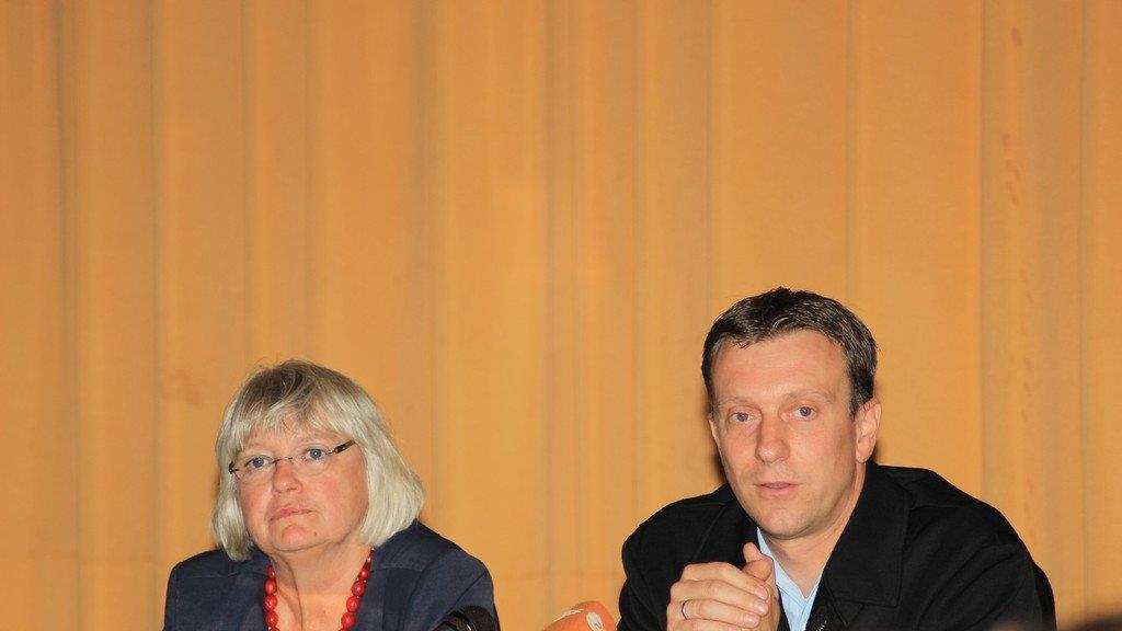 Pressekonferenz vor Sprengung