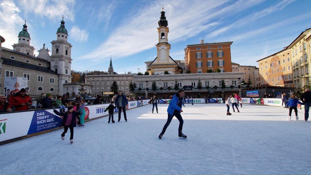 Eislaufen Mozartplatz